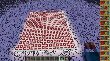 Hitomezashi Stitch Pattern generator in Minecraft