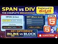 HTML Span vs Div Tags Explained in ಕನ್ನಡ | Web Development for Beginners