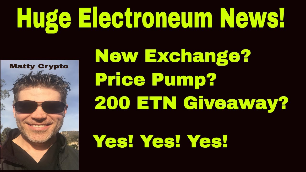 Huge Electroneum News, Plus 200 ETN Giveaway!