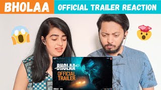 Bholaa Official Trailer (REACTION) | Ajay Devgn | Tabu | Dplanet Reacts | Chaitali Vishal