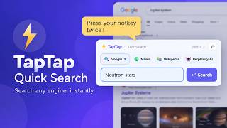 TapTap - Quick Search | Boost Your Browsing Speed # Essential Chrome Extension screenshot 3