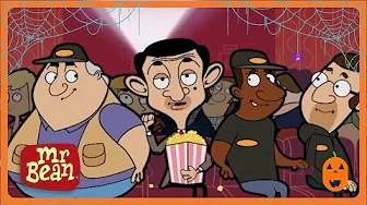 Mr Bean ve una película de terror | Mr Bean | WildBrain Niños