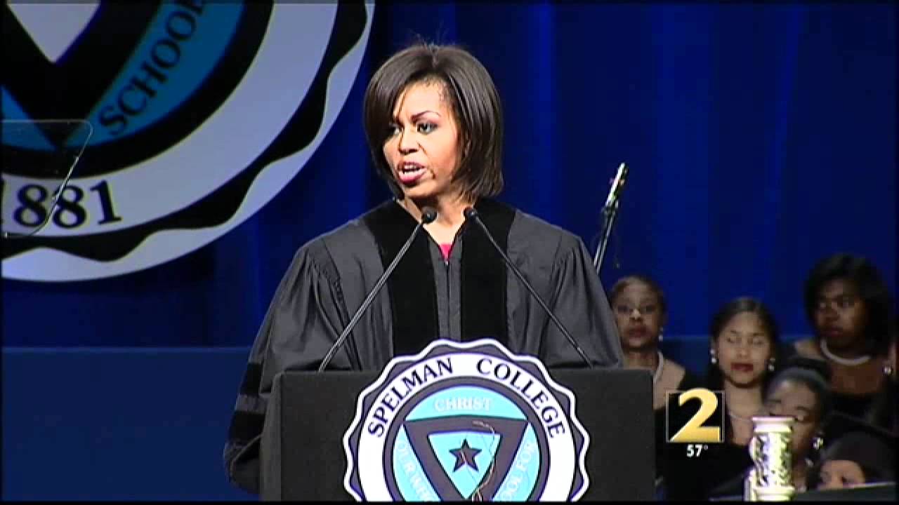 First Lady Speaks At Spelman Graduation YouTube
