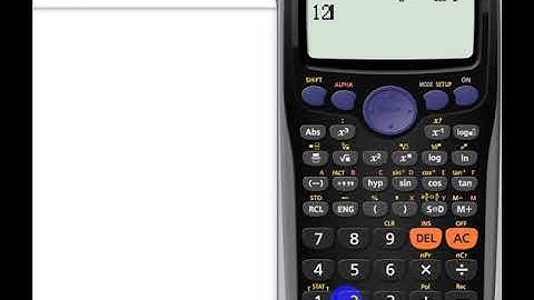 CASIO fx-82ZA PLUS Simplifying a fraction