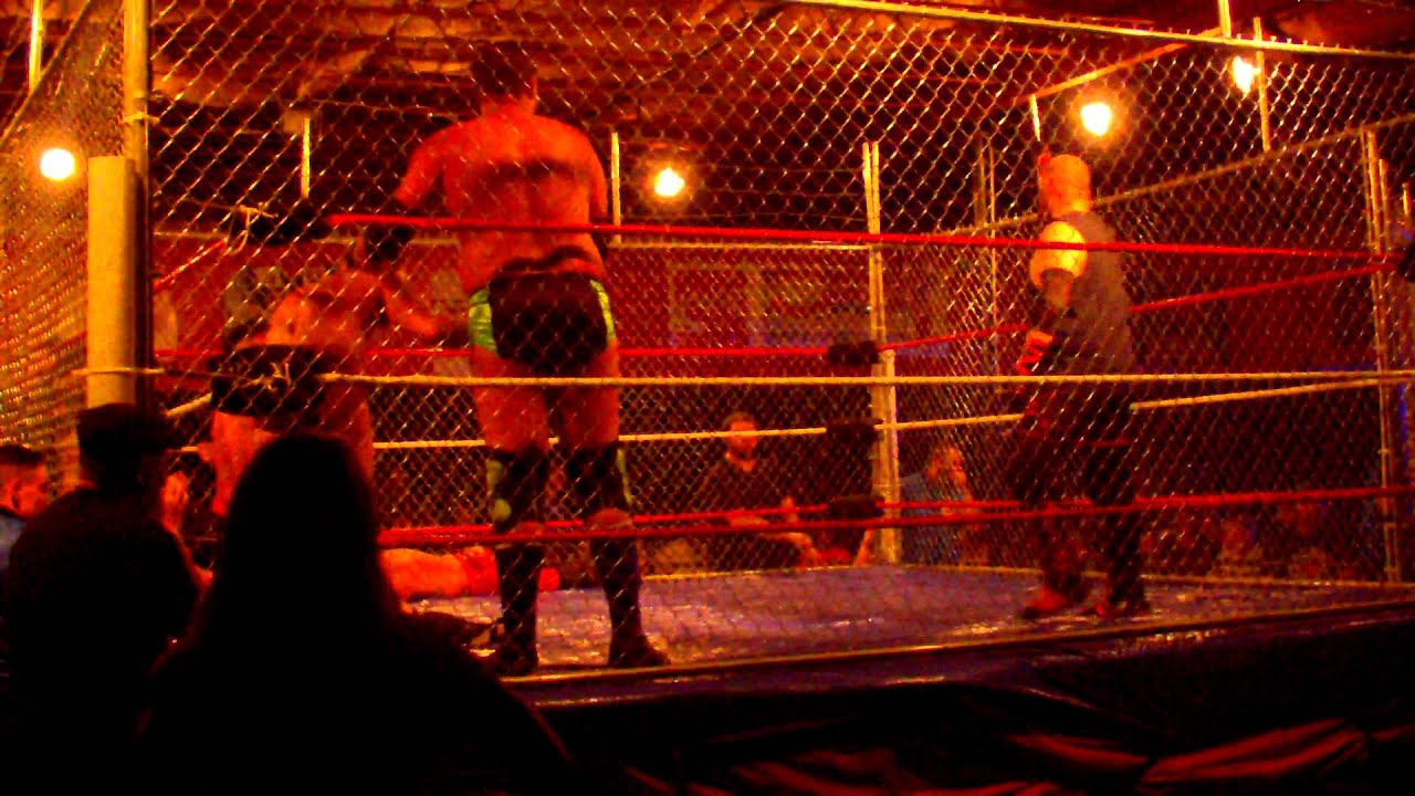 NWATop of TEXAS Bunkhouse Stampede Steel Cage Match YouTube