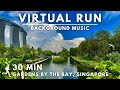 Virtual running for treadmill with music in singapore  gardens by the bay virtualrunningtv