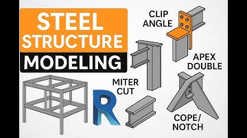 Steel Structure Modeling in Revit: Beams, Columns, Cuts & Advanced Connections Explained