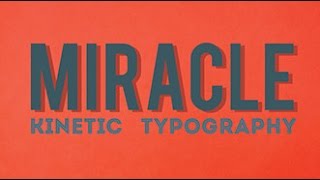 Kinetic Typography | Motion Graphics | Adobe After Effects