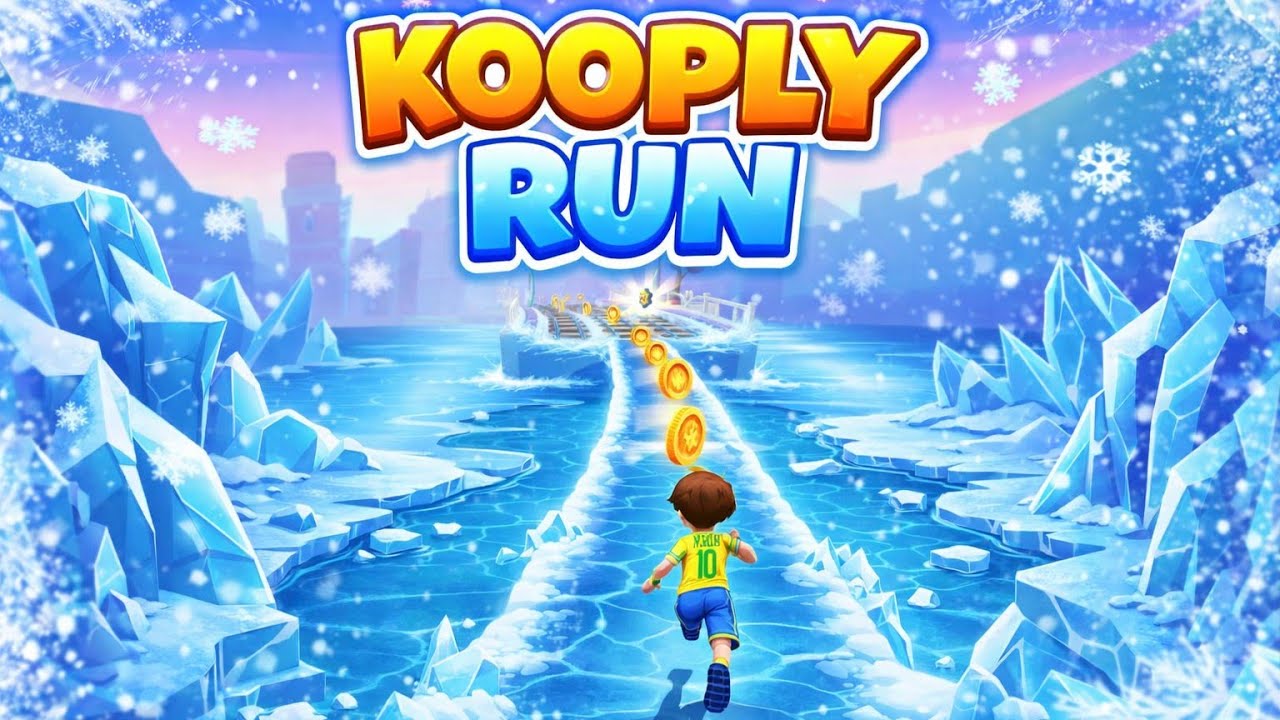 Kooply Run Ice Map Gameplay 😱❄️ | Best Run & Coin Collection!
