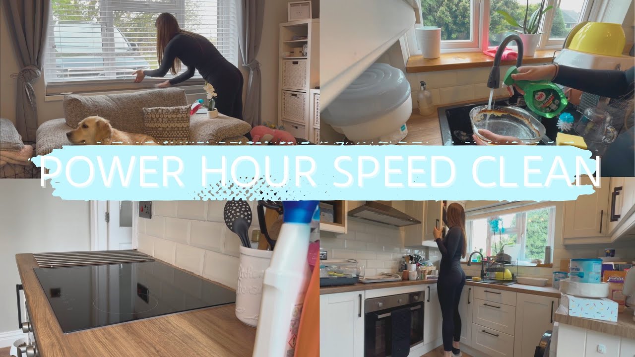 POWER HOUR SPEED CLEAN WITH ME | Мотивация к уборке | Великобритания