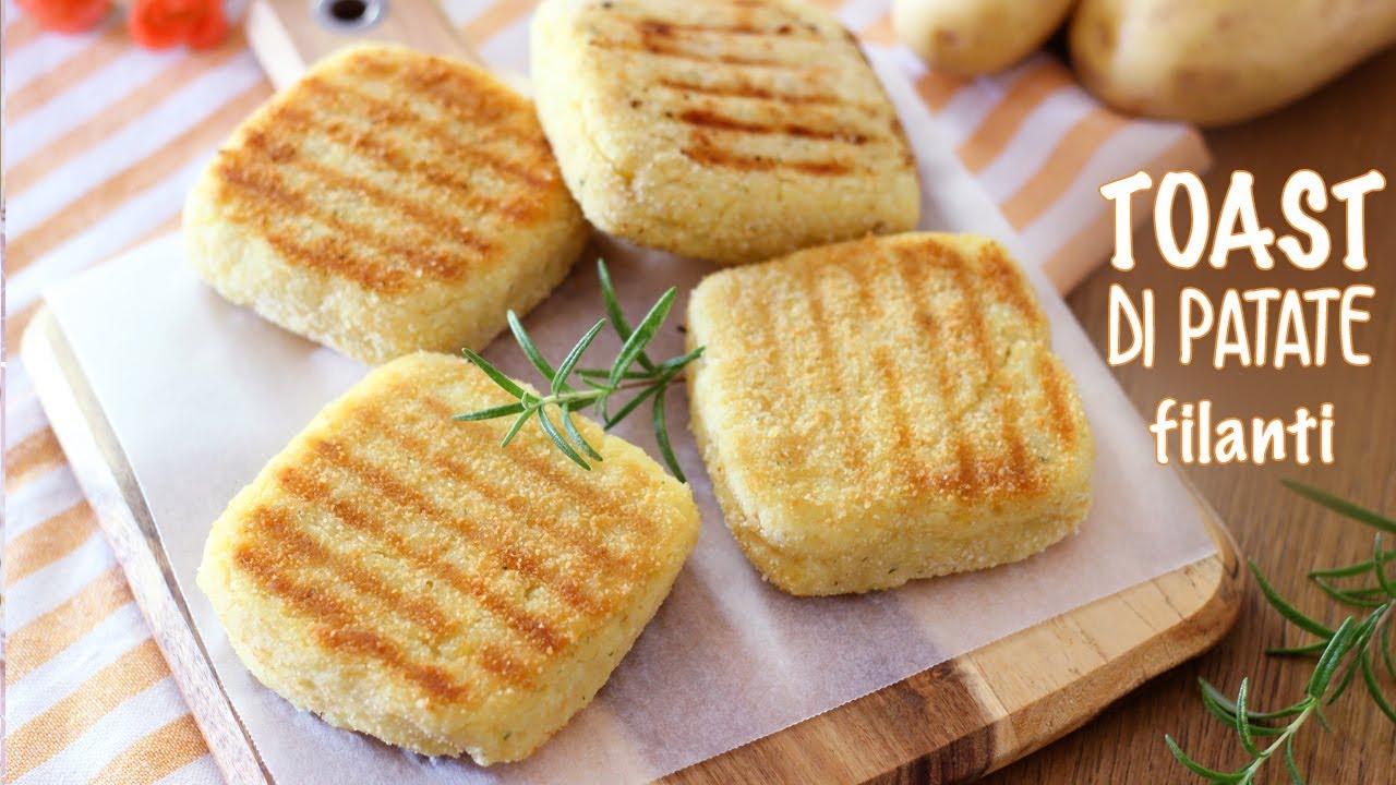 Toast Di Patate In Padella Con Cuore Filante Fatto In Casa Da Benedetta Rossi