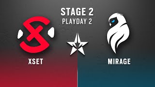 XSET vs Mirage \/\/ North American League 2022 - Stage 2 - Playday #2