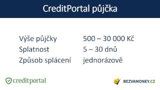 CreditPortal půjčka