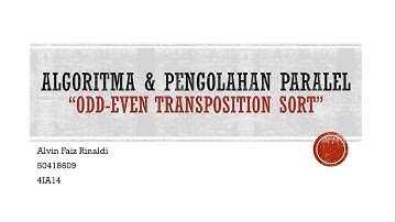 Odd-Even Transposition Sort