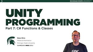 Ep 47 - Unity Programming - C# Functions and Classes: Game Design and Development 1 | 2D Shooter