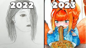 My art progress in 1 year