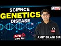 Genetics Disease | Science | Concept Clear In One Shot By Amit Silani Sir For SSC Students! @KD_LIVE