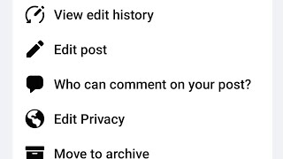 How to Edit Facebook Post | Fix No Edit Option On Facebook Post 2022.facebook edit post not showing