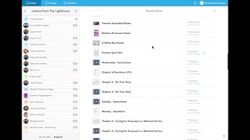 Showbie: Sharing Work