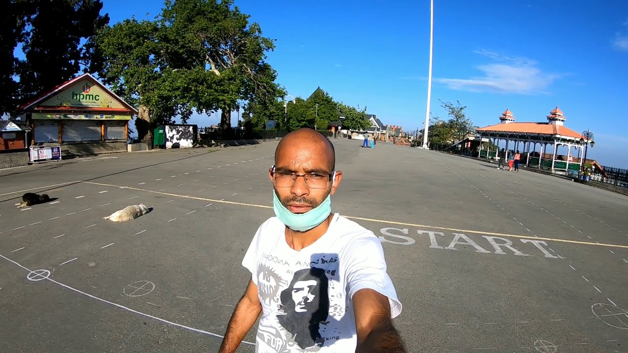 Shimla Run, Shimla Ridge, Shimla Mall road, GoPro Hero 7 Black, Shimla