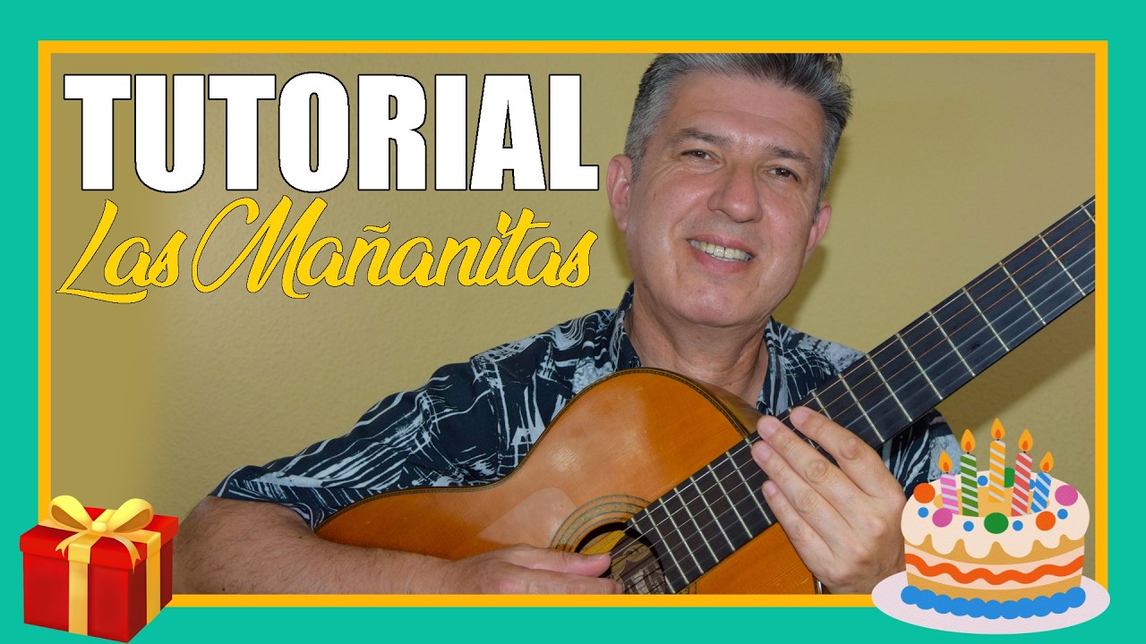 🎸Como Tocar LAS MAÑANITAS en GUITARRA + ACORDES + LETRA