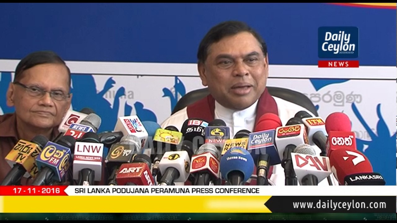 First press conference of Sri Lanka Podujana Peramuna | 17-11-2016