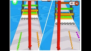 Neck stack Run 3D game Mix Levels Walk through (Android, ios Mobile game play)