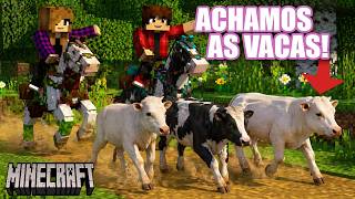 ENCONTREI AS MINHAS VACAS ROUBADAS! Minecraft com @tr3sberto