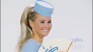 95 Years of Czech Airlines' Cabin Crew Uniforms