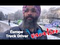 Truck driver vacation in europe vlog 36 punjabi driver in europe  mrsinghvlog automatic truck