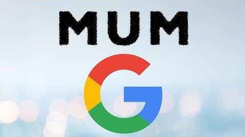 GOOGLE MUM Explained!