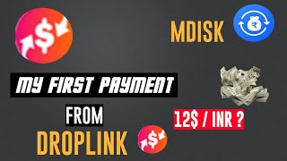 My First Payment From Droplink Url Shorrner | Droplink Se Payment kaise le