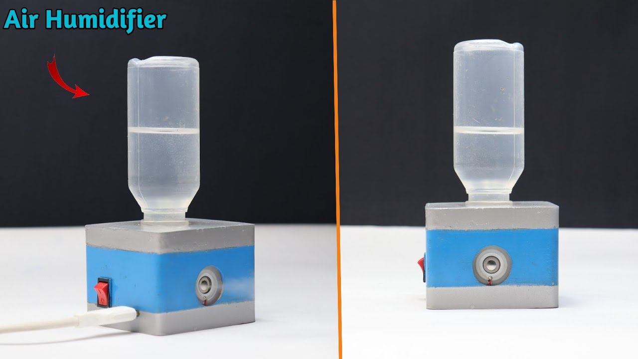How To Make A Humidifier At Home | How To Make Mist Maker | Air ...
