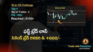 Day 4 : Grow Small Capital with Discipline🎯 | 5k to 10k Challenge📈