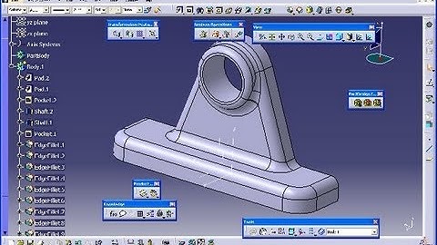 Automatic and manual feature recognition - Catia v5 Methods - Example from the online documentation