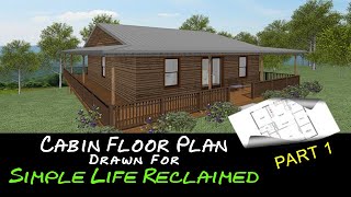 Part 1 - Cabin Floor Plan for SIMPLE LIFE RECLAIMED on the 41.36 – Tiny House by questmatrix 3,931 views 1 year ago 7 minutes, 39 seconds