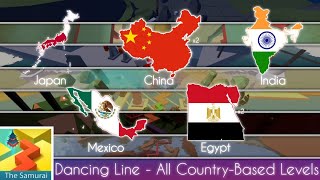 Dancing Line - ALL Country-Based LEVELS!!! (Widescreen)