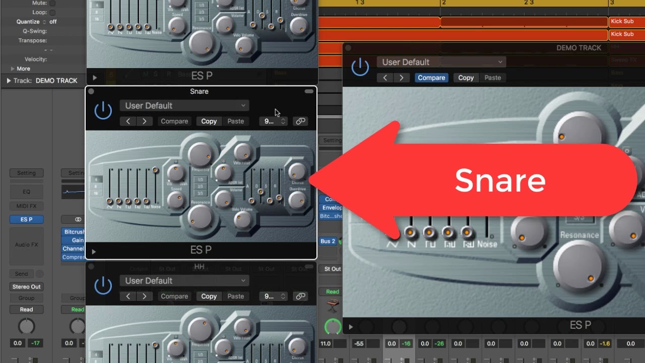 Tutorial Creating Drum Sounds With Logic Pro X ESP - YouTube