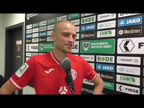 Interviews Sané und Lucas + PK I RL West 22/23 1.SP SC Preußen Münster - SG Wattenscheid 09