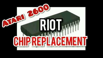 Atari 2600 Fix : RIOT Chip Replacement