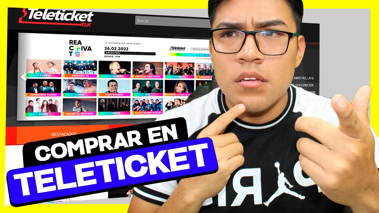 ✅ Como COMPRAR ENTRADAS en TELETICKET | PERÚ