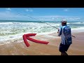 Pesca na Praia tudo pode acontecer