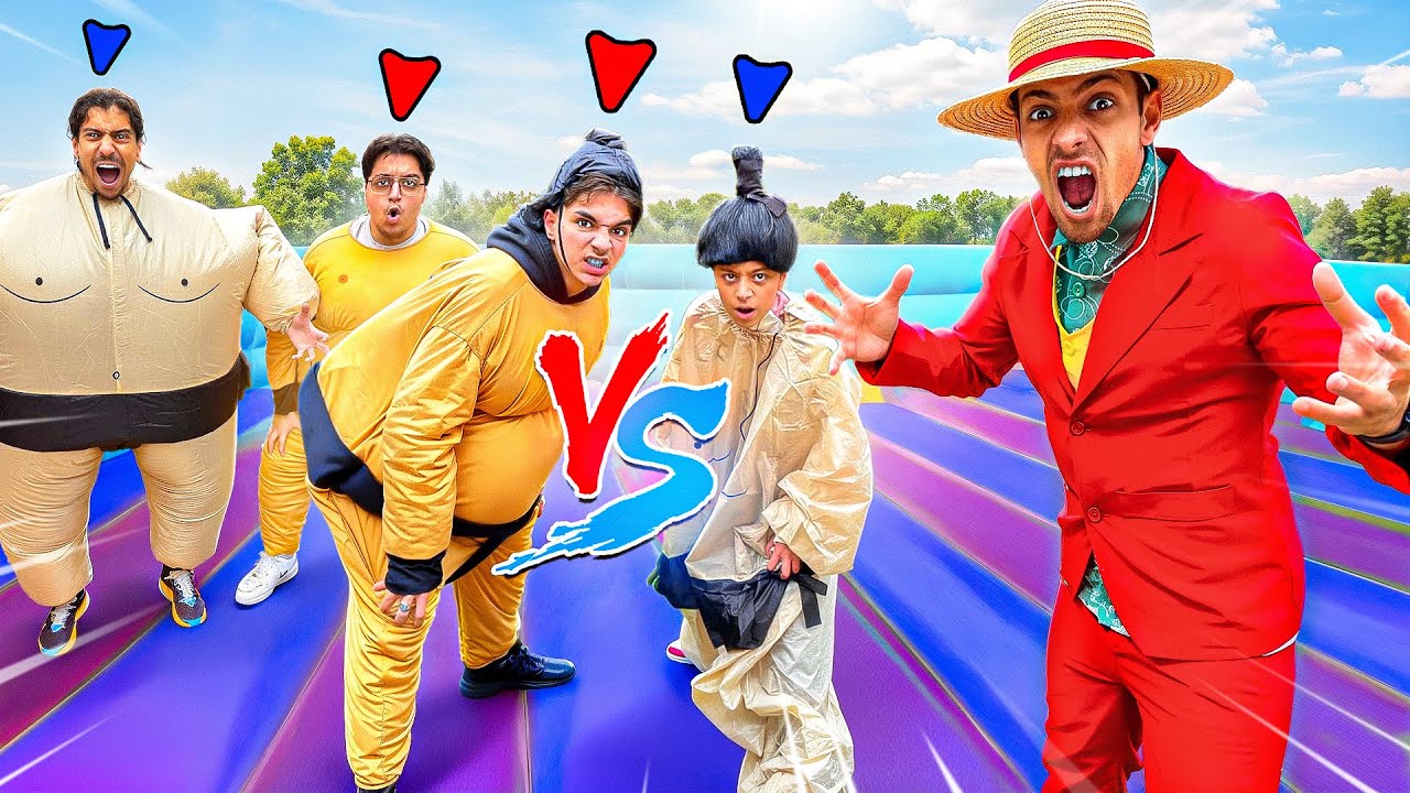 J'ORGANISE LE PLUS GRAND TOURNOI SUMO ! 😁 ( Qui est le plus FORT DE LA FAMILLE ? )