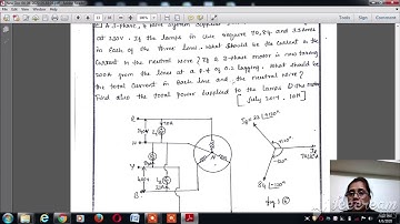 Lecture video 18EE43 Module 5 A C distribution problems3,Effect of disconnection of neutral Malini