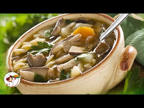 Суп грибной по-польски. Ну, очень вкусно.