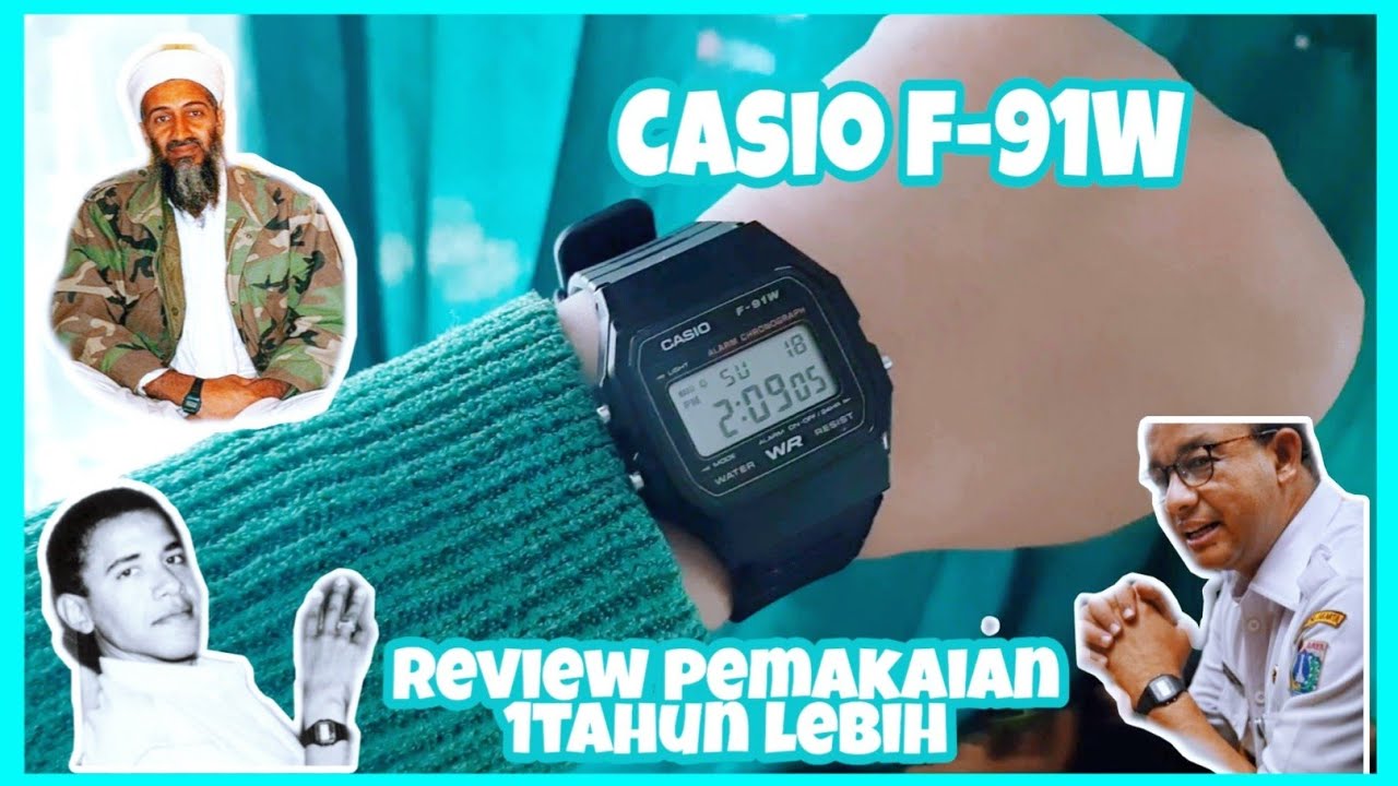 CASIO F-91W review pemakaian 1tahun 