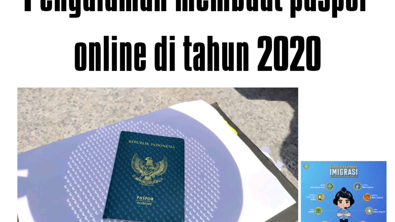 Cara membuat paspor online di tahun 2020 #sharingpengalaman 