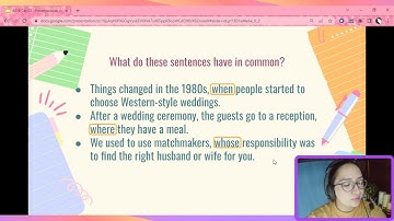 VP1 - Unit 11 - Lesson A - Relative Clauses 2 - When, Where, Whose