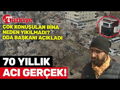 Depremde Konuşulan Bina Neden Yıkılmadı? Mimarlar Odası Başkanı Açıkladı - Türkiye Gazetesi