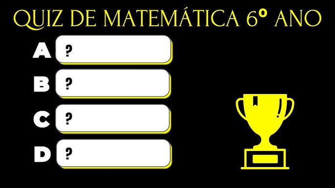 ➥ Quiz de Matemática Básica Com Operações #4  Quiz Virtual [SE ACERTAR  TODAS VC É UM GÊNIO?] 